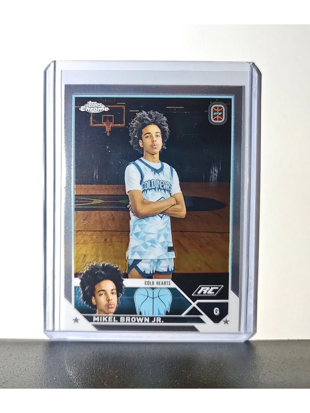 Mikel Brown Jr. Rookie Card 2023-24 Topps Chrome Overtime #12 Cold Hearts